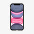 075CS27134 - iPhone 11 Pro Max Case Liquid Air in matte black showing the back